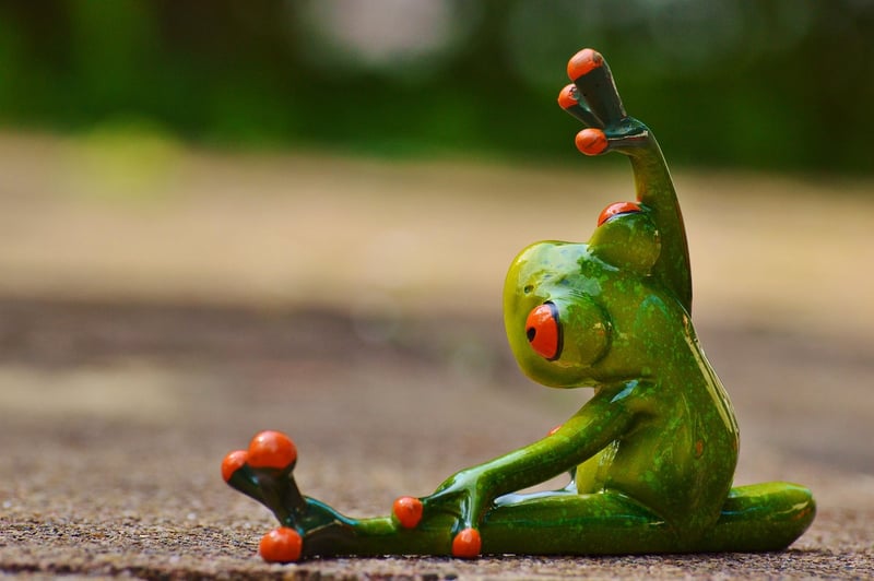 Woman stretching